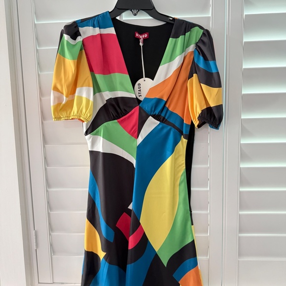 STAUD Mini Milla Dress NWT - Picture 5 of 8